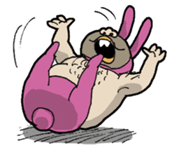 Monsieur bunny 2 sticker #6023323