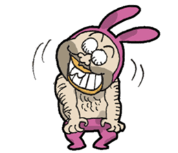 Monsieur bunny 2 sticker #6023324