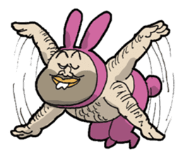 Monsieur bunny 2 sticker #6023331