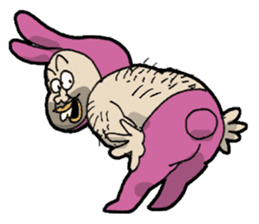 Monsieur bunny 2 sticker #6023334