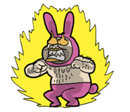 Monsieur bunny 2 sticker #6023336
