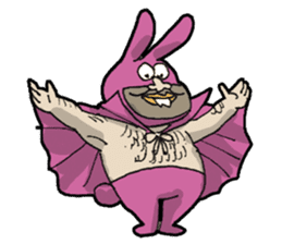 Monsieur bunny 2 sticker #6023338