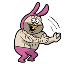 Monsieur bunny 2 sticker #6023339