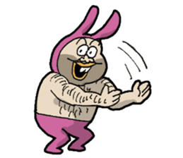 Monsieur bunny 2 sticker #6023339