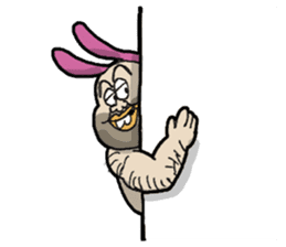Monsieur bunny 2 sticker #6023343