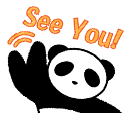 Panda Lovers in English sticker #6023506