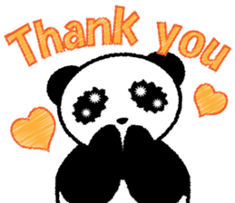 Panda Lovers in English sticker #6023507