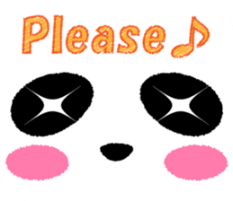 Panda Lovers in English sticker #6023508