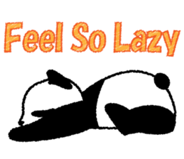 Panda Lovers in English sticker #6023529