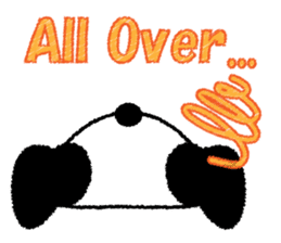 Panda Lovers in English sticker #6023537