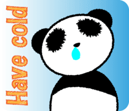 Panda Lovers in English sticker #6023543