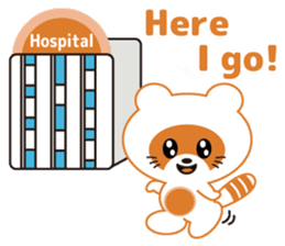 For the patient who goes to the hospital sticker #6024384