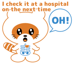 For the patient who goes to the hospital sticker #6024387