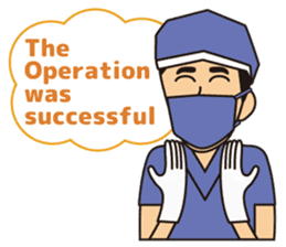 For the patient who goes to the hospital sticker #6024396