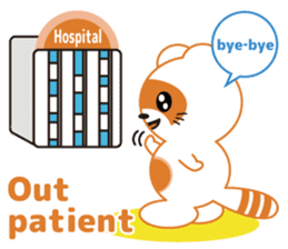 For the patient who goes to the hospital sticker #6024411