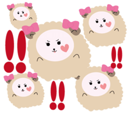 Miss MayMay of sheep sticker #6025242