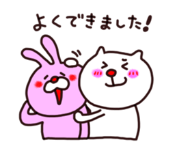 Shironeko and Usakichi sticker #6025449