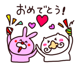 Shironeko and Usakichi sticker #6025457