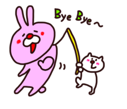 Shironeko and Usakichi sticker #6025459