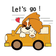Diary of pet dog aru sticker #6025914