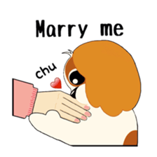 Diary of pet dog aru sticker #6025925
