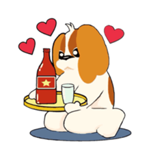 Diary of pet dog aru sticker #6025926