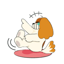 Diary of pet dog aru sticker #6025927