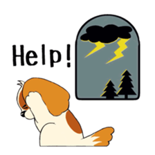 Diary of pet dog aru sticker #6025930