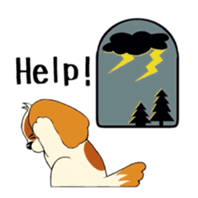 Diary of pet dog aru sticker #6025930