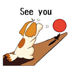 Diary of pet dog aru sticker #6025931