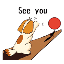 Diary of pet dog aru sticker #6025931