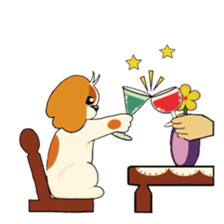 Diary of pet dog aru sticker #6025932