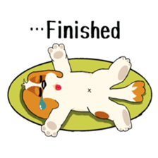 Diary of pet dog aru sticker #6025935