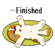 Diary of pet dog aru sticker #6025935