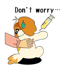 Diary of pet dog aru sticker #6025938