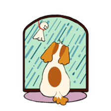 Diary of pet dog aru sticker #6025939