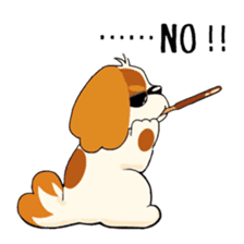 Diary of pet dog aru sticker #6025941