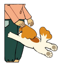 Diary of pet dog aru sticker #6025942