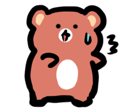 Parent and child of a bear sticker #6026242