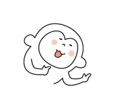 YURUSARU[Loose monkey] sticker #6027286