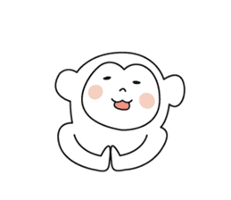 YURUSARU[Loose monkey] sticker #6027297