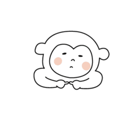 YURUSARU[Loose monkey] sticker #6027298