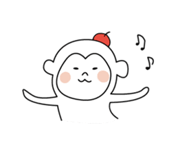 YURUSARU[Loose monkey] sticker #6027299