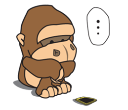 Little Gorilla sticker #6027466