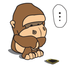 Little Gorilla sticker #6027466