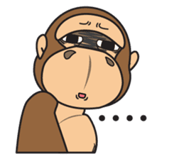 Little Gorilla sticker #6027472