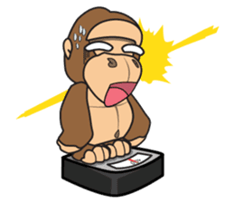 Little Gorilla sticker #6027474