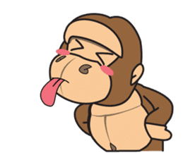 Little Gorilla sticker #6027476