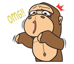 Little Gorilla sticker #6027486