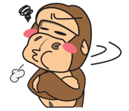 Little Gorilla sticker #6027488